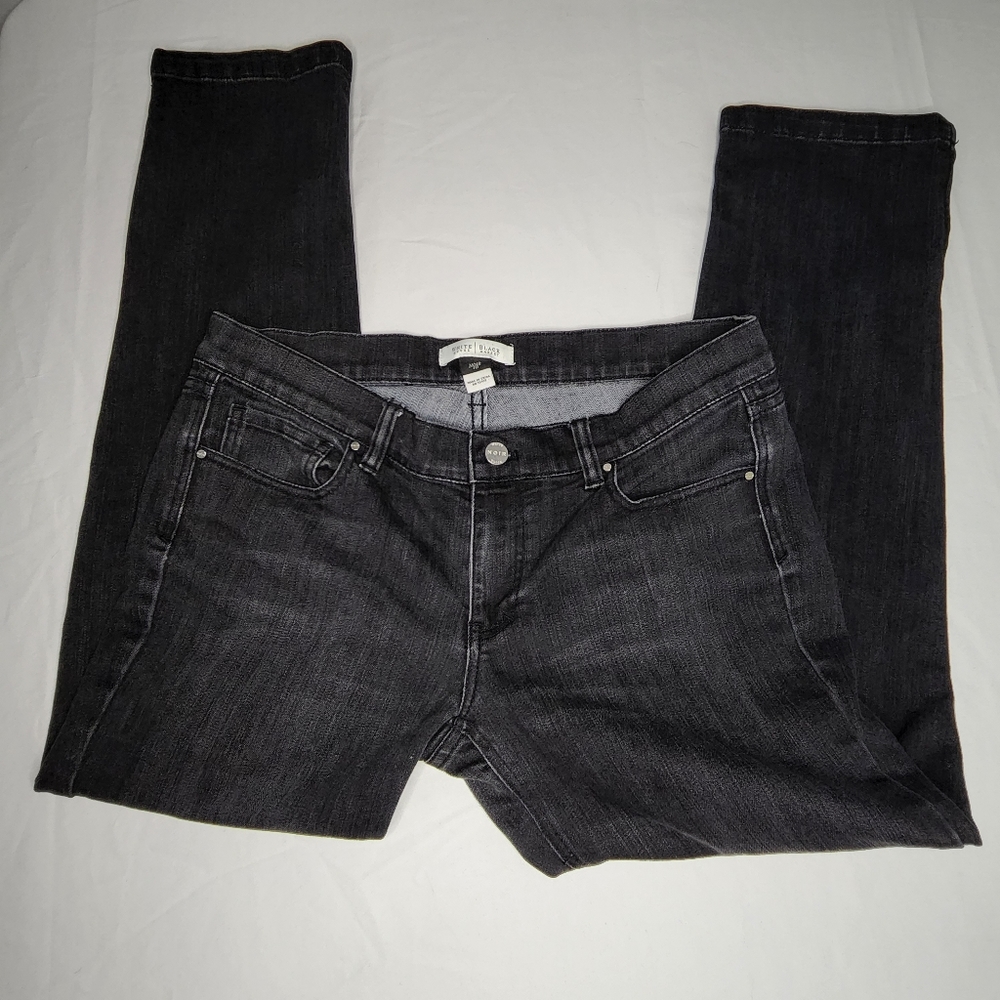 2/$20 White House Black Market Womens Black Denim Pants